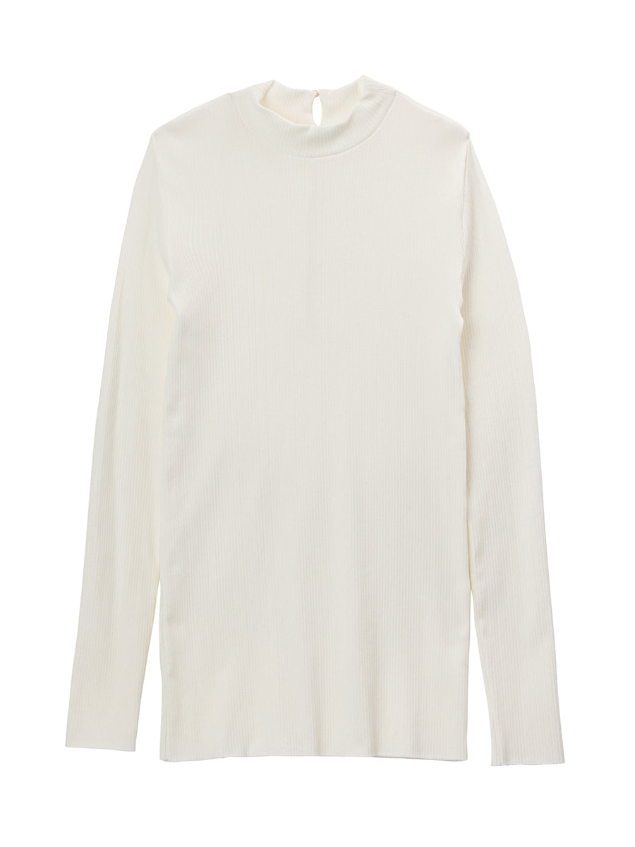 SEA RIBBED TELECO BOTTLE-NECK TOPS 商品画像 1