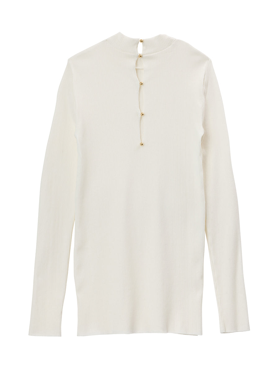 SEA RIBBED TELECO BOTTLE-NECK TOPS 商品画像 2