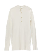 SEA RIBBED TELECO BOTTLE-NECK TOPS 商品画像 2