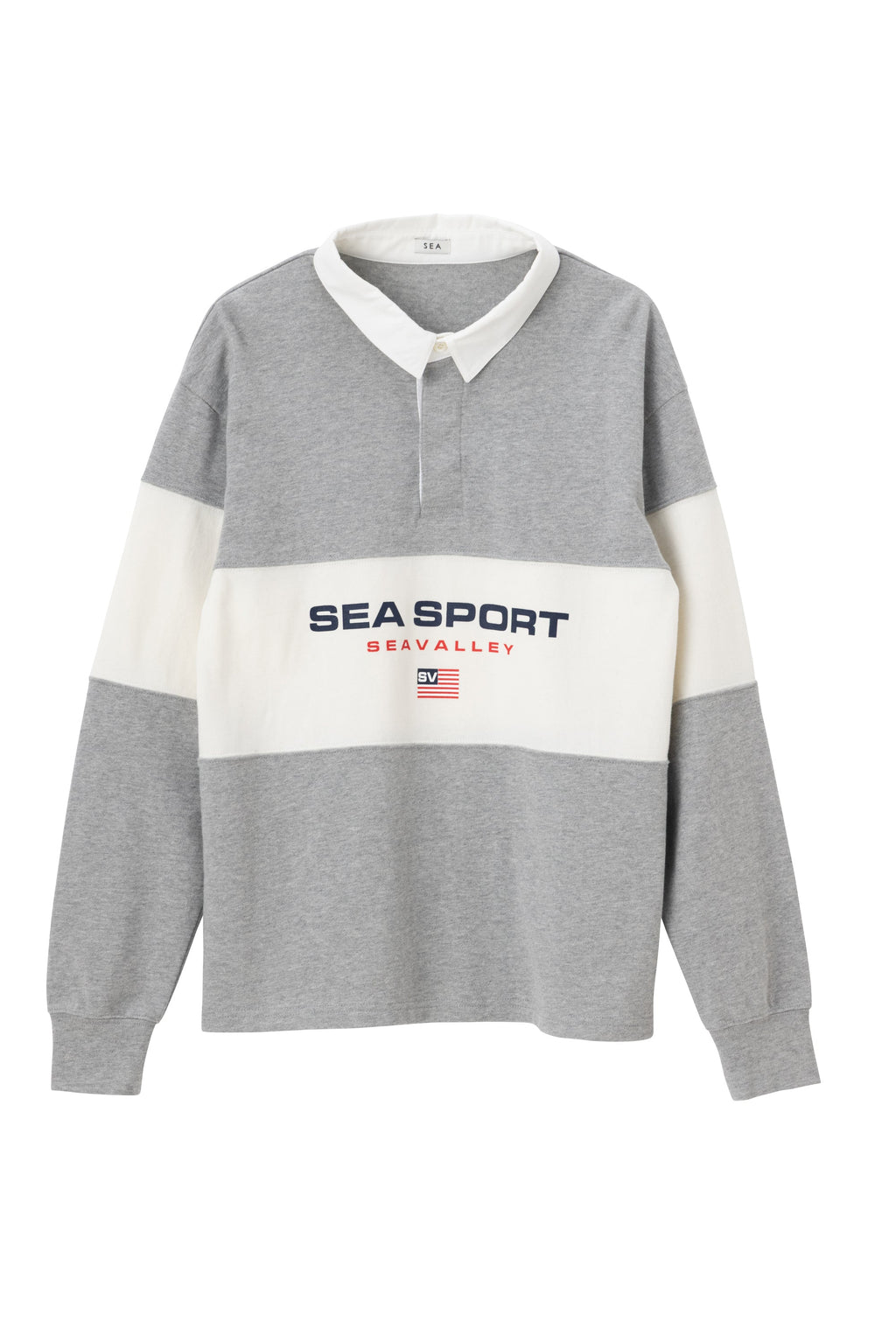 SEA SPORT ラガーシャツ