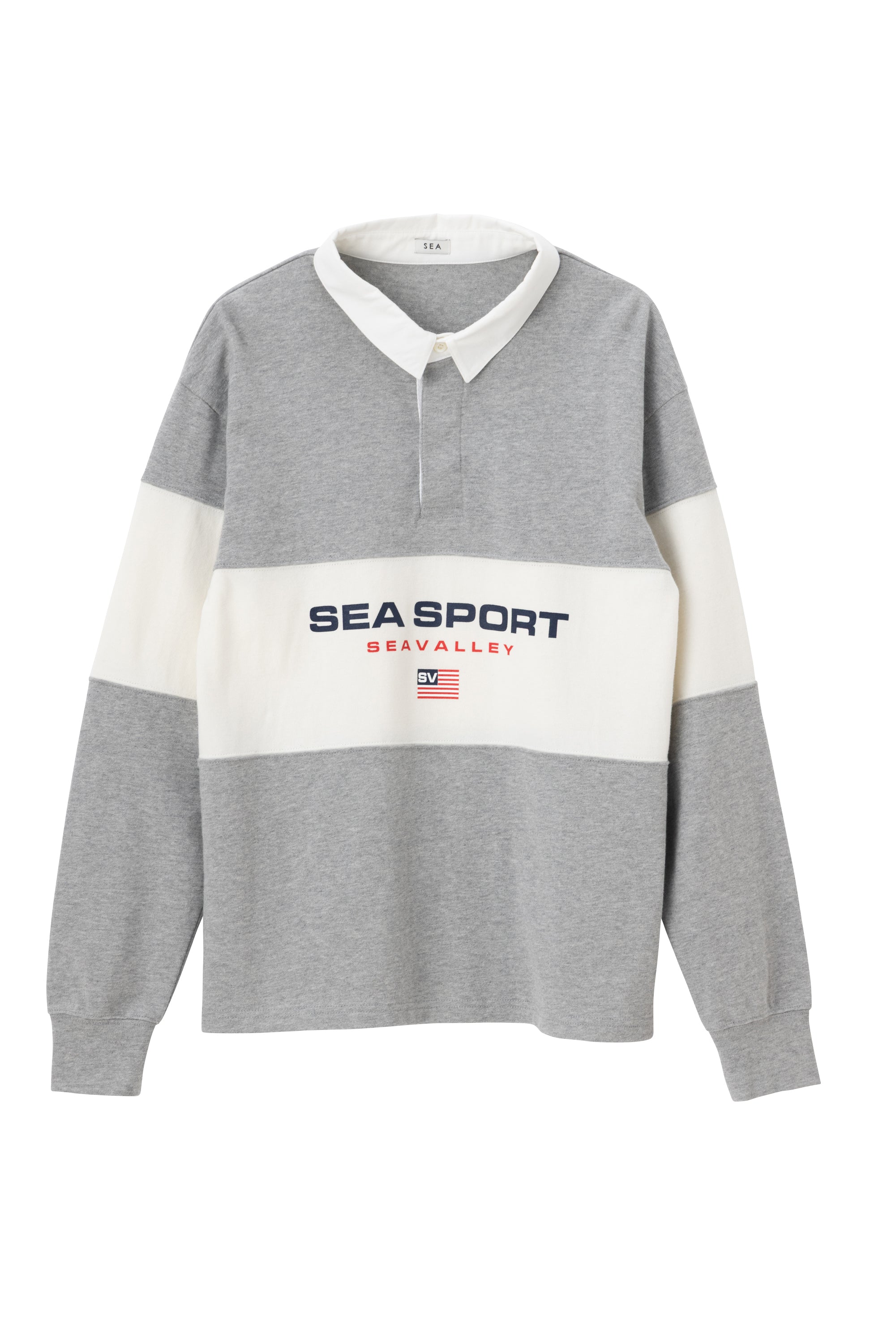 SEA SPORT ラガーシャツ