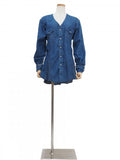 77circa circa make flare hem belted western top 商品画像 1
