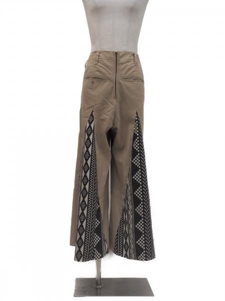 77circa circa make wide hem batik pattern print trousers 商品画像 1