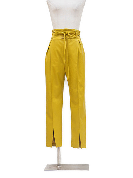 COEL フェイクレザーハイウエストパンツ【SALE40%OFF】 商品画像 1