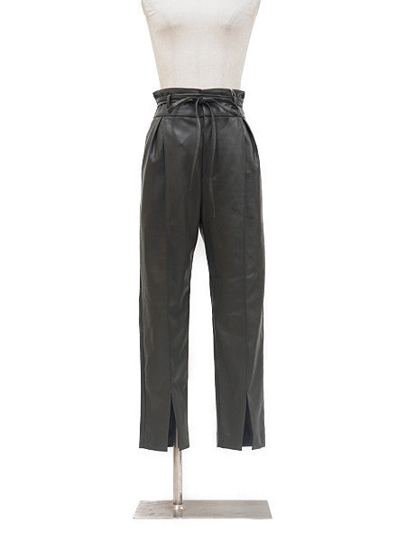 COEL フェイクレザーハイウエストパンツ【SALE40%OFF】 商品画像 4