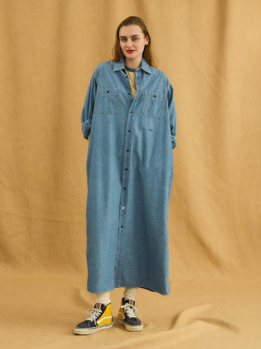 Oblada CHAMBRAY　 SHIRT ONEPEACE 商品画像 3