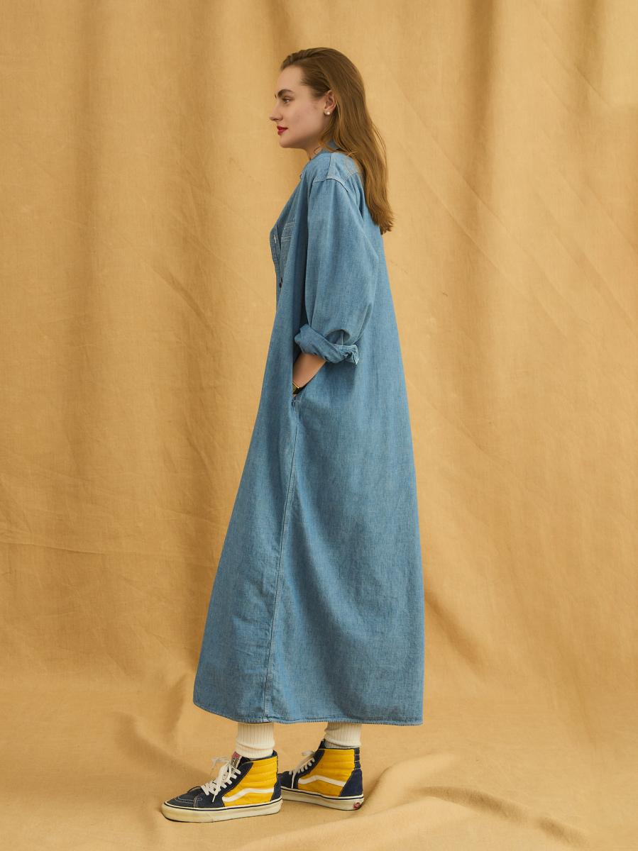 Oblada CHAMBRAY　 SHIRT ONEPEACE 商品画像 4
