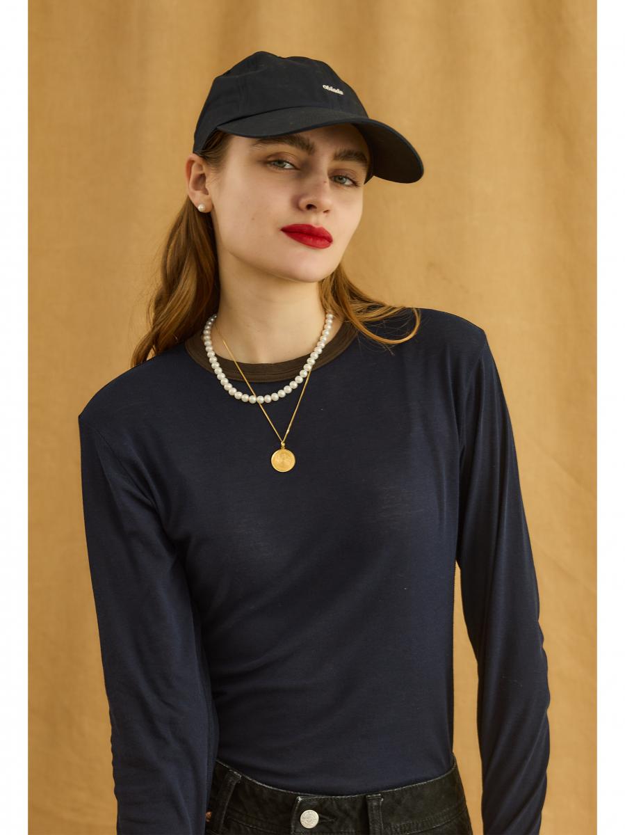 Oblada SHEER LONG SLEEVE TEE 商品画像 3