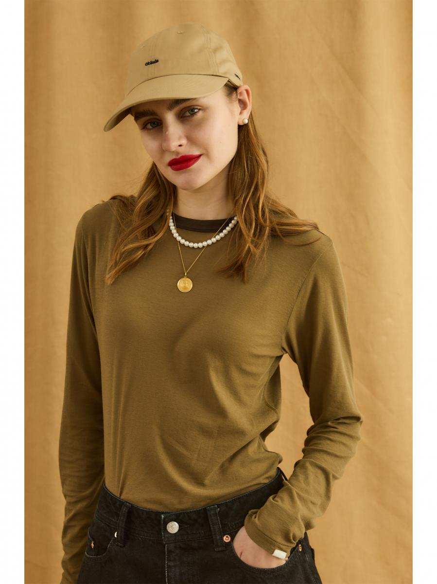 Oblada SHEER LONG SLEEVE TEE 商品画像 6