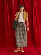 GINGHAM CHECK SKIRT