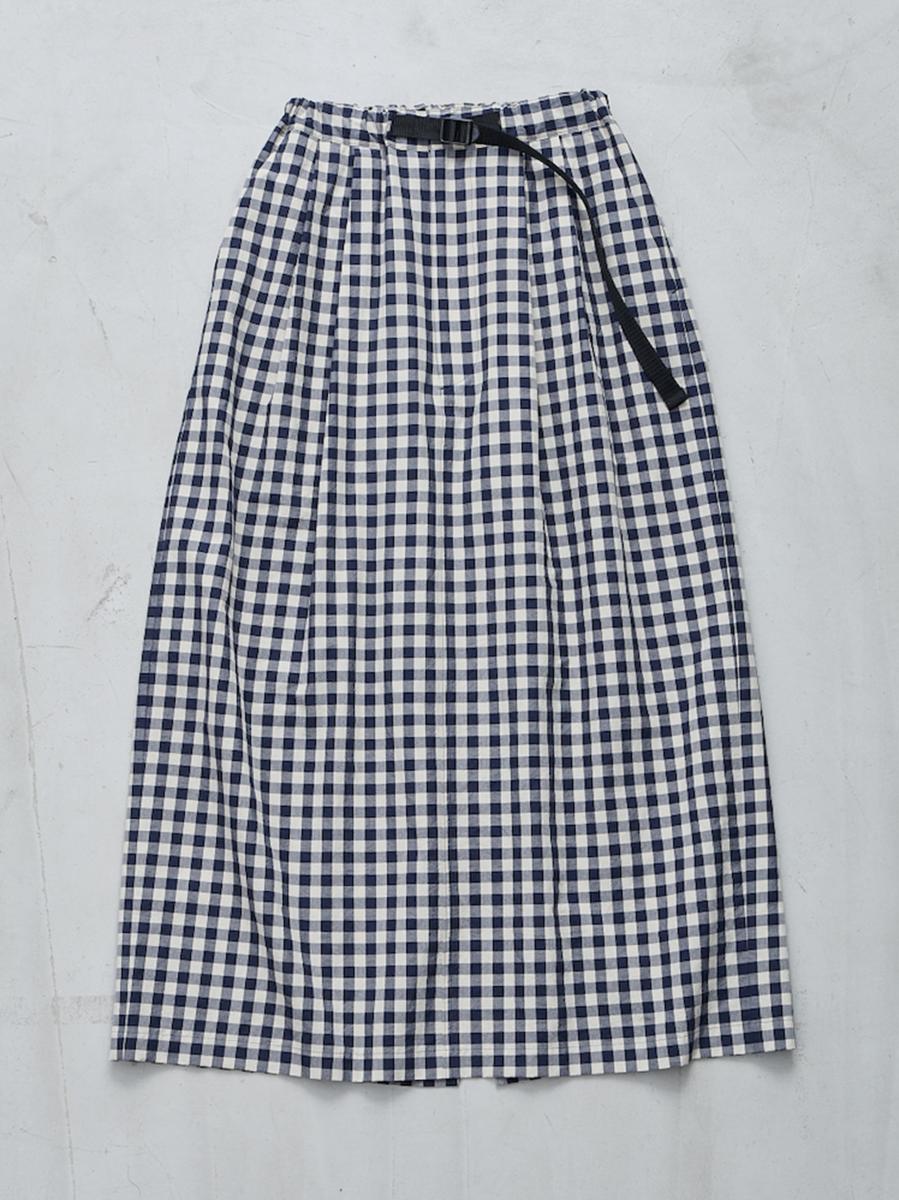 GINGHAM CHECK SKIRT