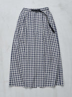 GINGHAM CHECK SKIRT