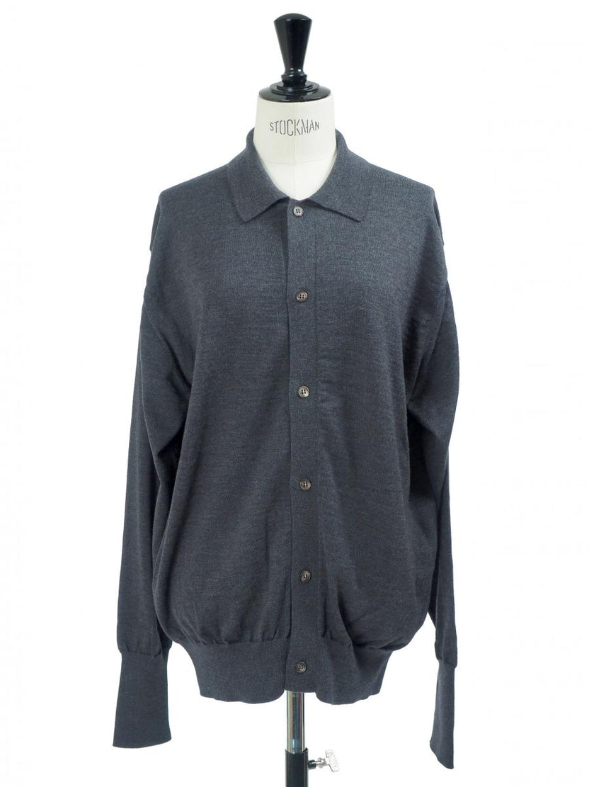BATONER BABY WOOL POLO CARDIGAN 商品画像 1