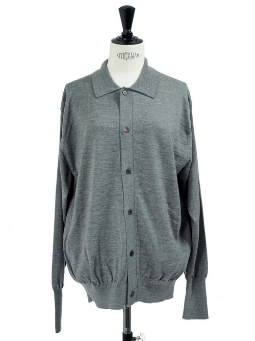 BATONER BABY WOOL POLO CARDIGAN 商品画像 2