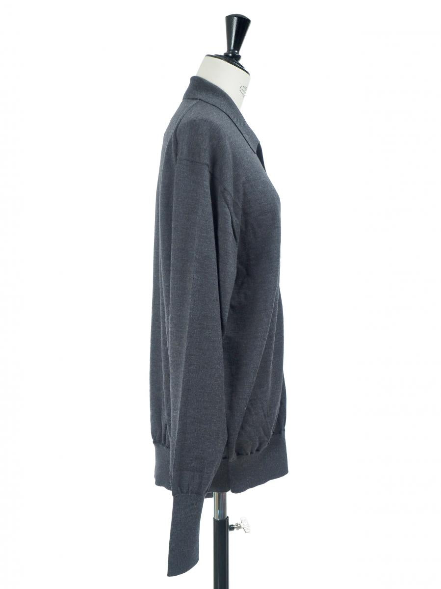 BATONER BABY WOOL POLO CARDIGAN 商品画像 3