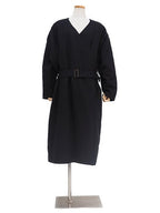 77circa cotton wool gabardine quilting liner beltted coat 商品画像 2