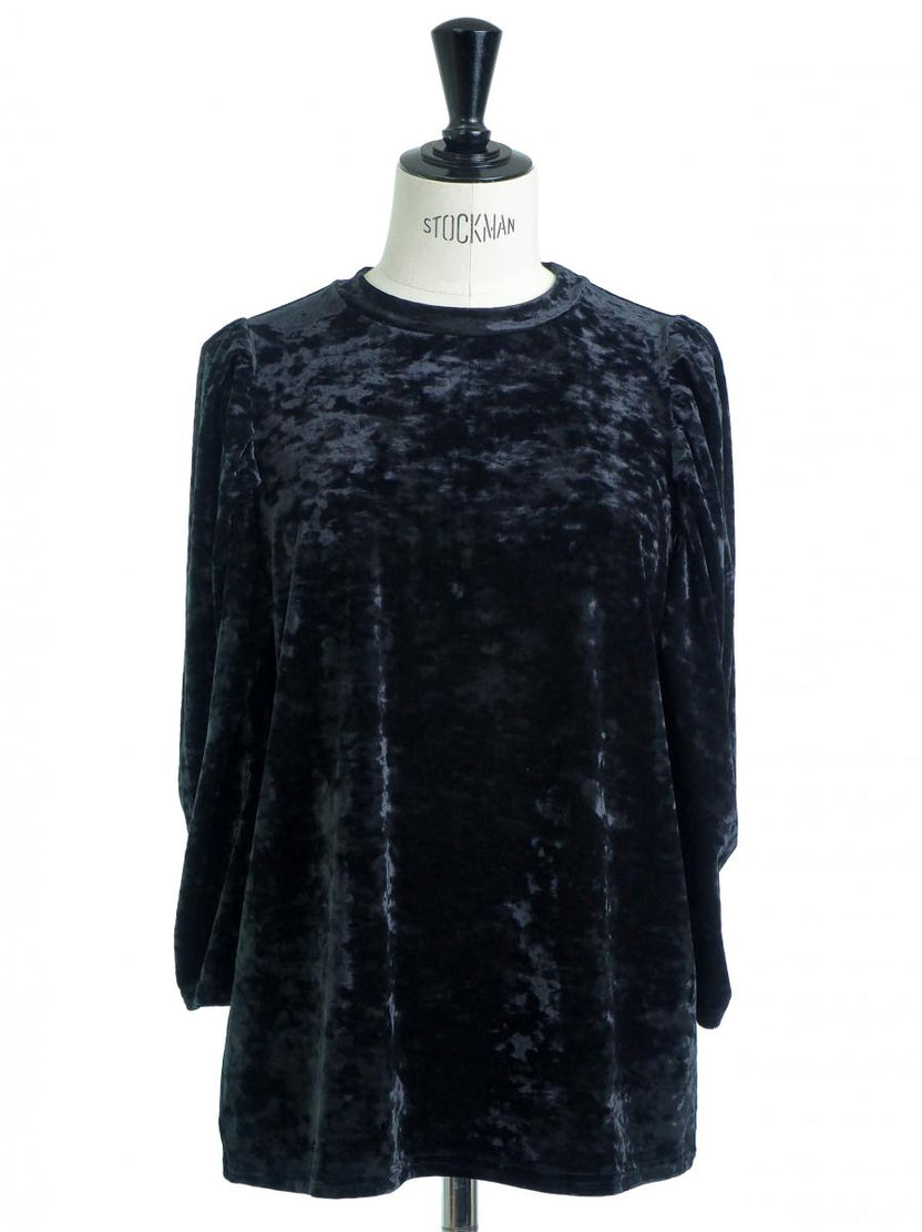 Oblada SHIRRING VELOUR TOPS 商品画像 1
