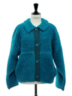 BATONER SHETLAND BOA POLO CARDIGAN 商品画像 2