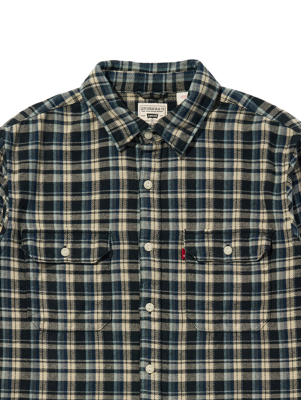 195730308 JACKSON WORKER NAVY / BLACK CHECK