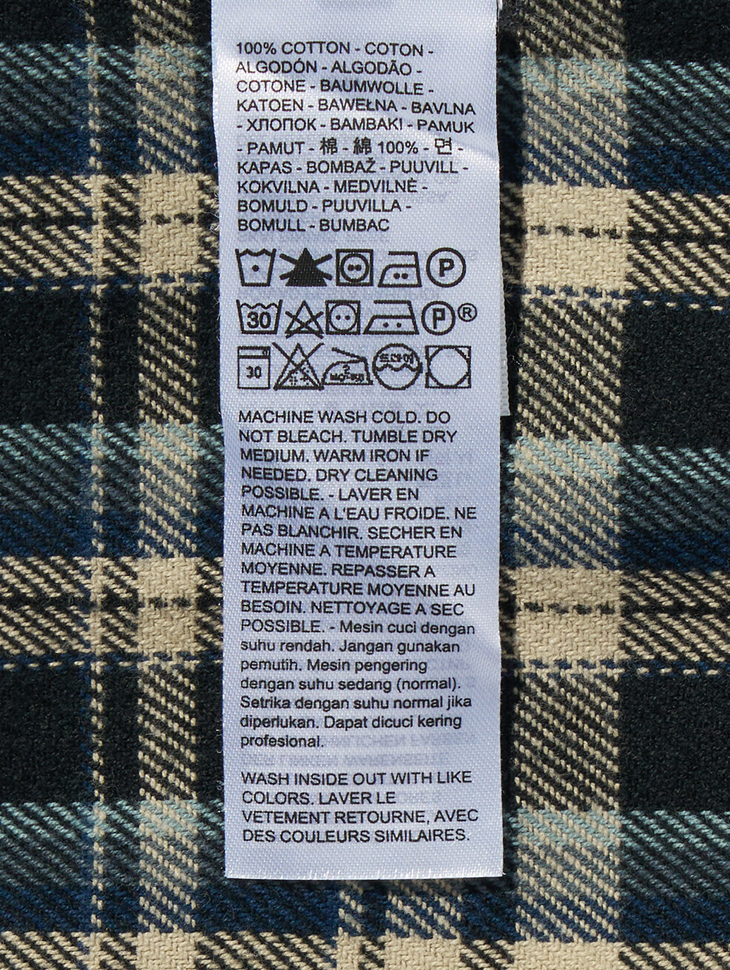 195730308 JACKSON WORKER NAVY / BLACK CHECK