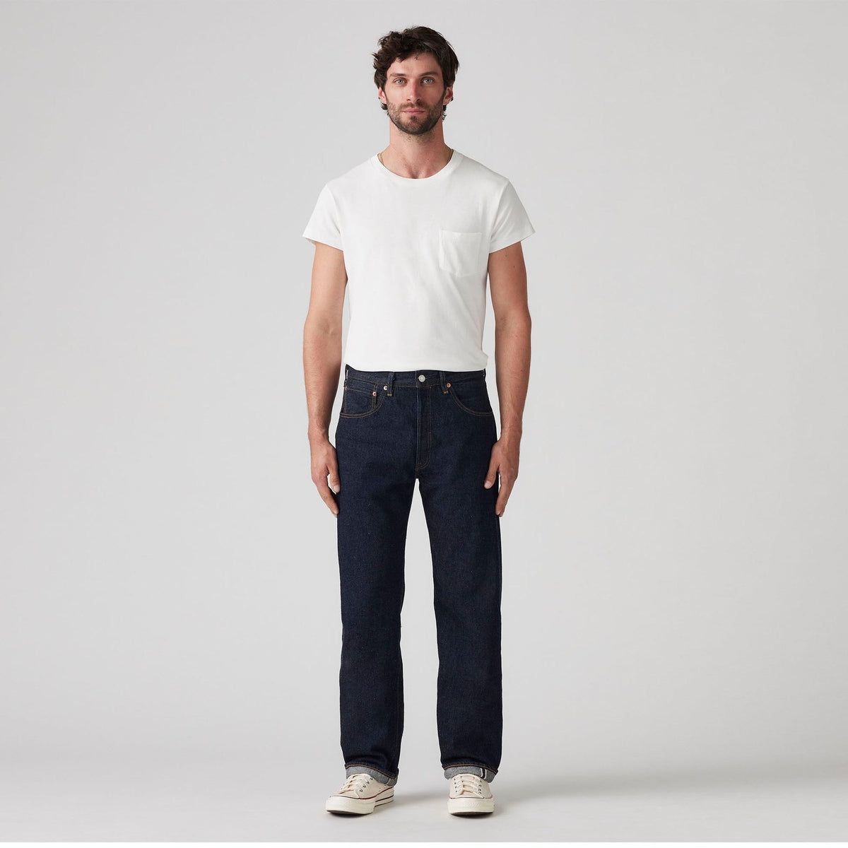 LEVI'S Vintage Clothing 1955 501 JEANS 50155-0080 着用イメージ