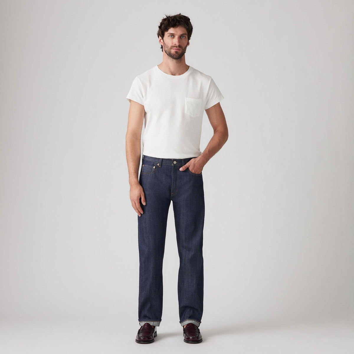 LEVI'S Vintage Clothing 1966 501 JEANS 66501-0146 着用イメージ