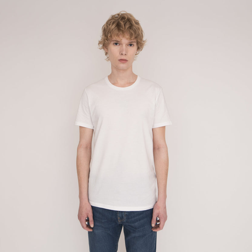 795410000 SLIM 2PK CREWNECK 1 (WHITE) WHITE