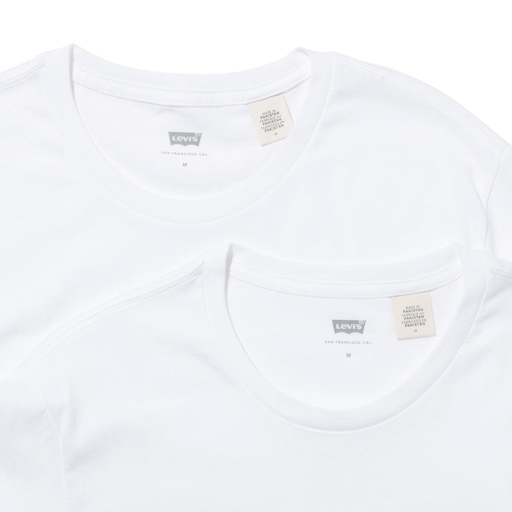 795410000 SLIM 2PK CREWNECK 1 (WHITE) WHITE