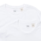 795410000 SLIM 2PK CREWNECK 1 (WHITE) WHITE
