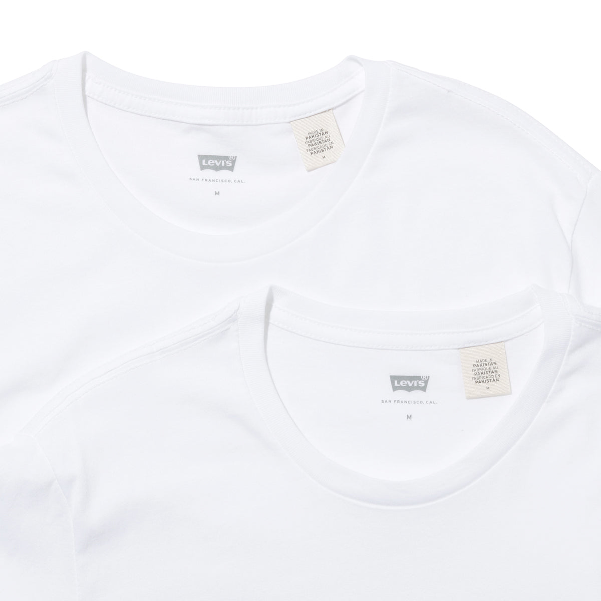 795410000 SLIM 2PK CREWNECK 1 (WHITE) WHITE