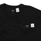 795410001 SLIM 2PK CREWNECK 1 (BLACK) BLACK