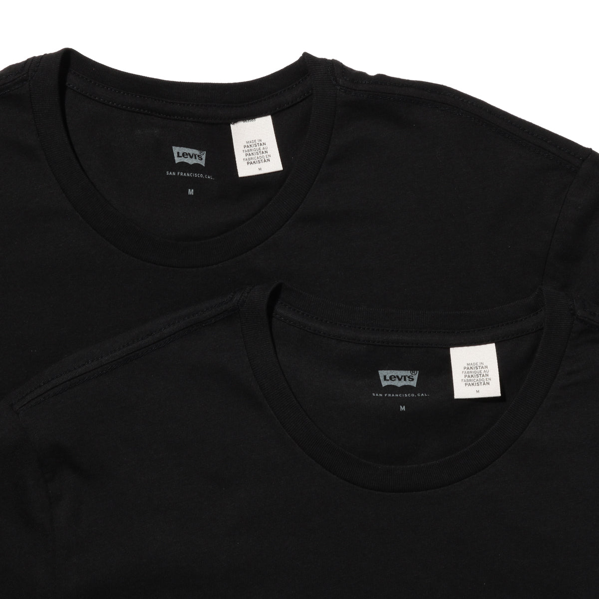 795410001 SLIM 2PK CREWNECK 1 (BLACK) BLACK