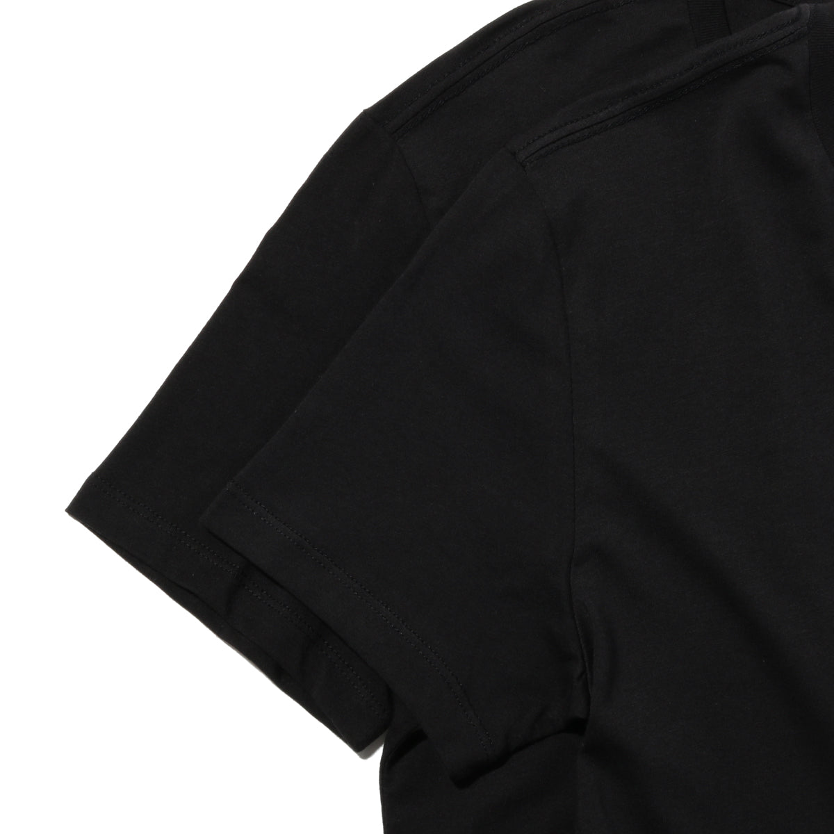 795410001 SLIM 2PK CREWNECK 1 (BLACK) BLACK