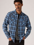 857440130 BARSTOW WESTERN STANDARD BLUE CHECK