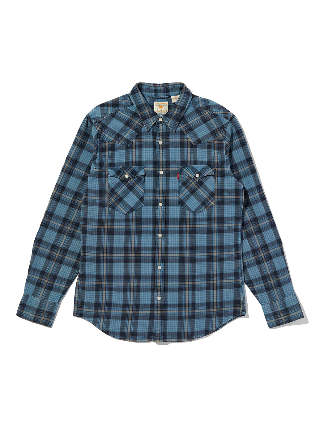 857440130 BARSTOW WESTERN STANDARD BLUE CHECK