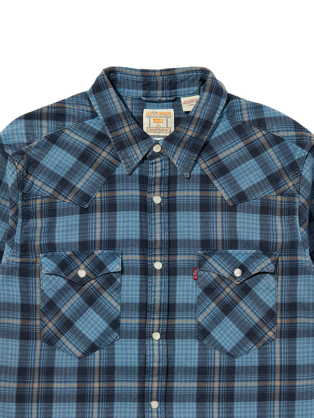 857440130 BARSTOW WESTERN STANDARD BLUE CHECK