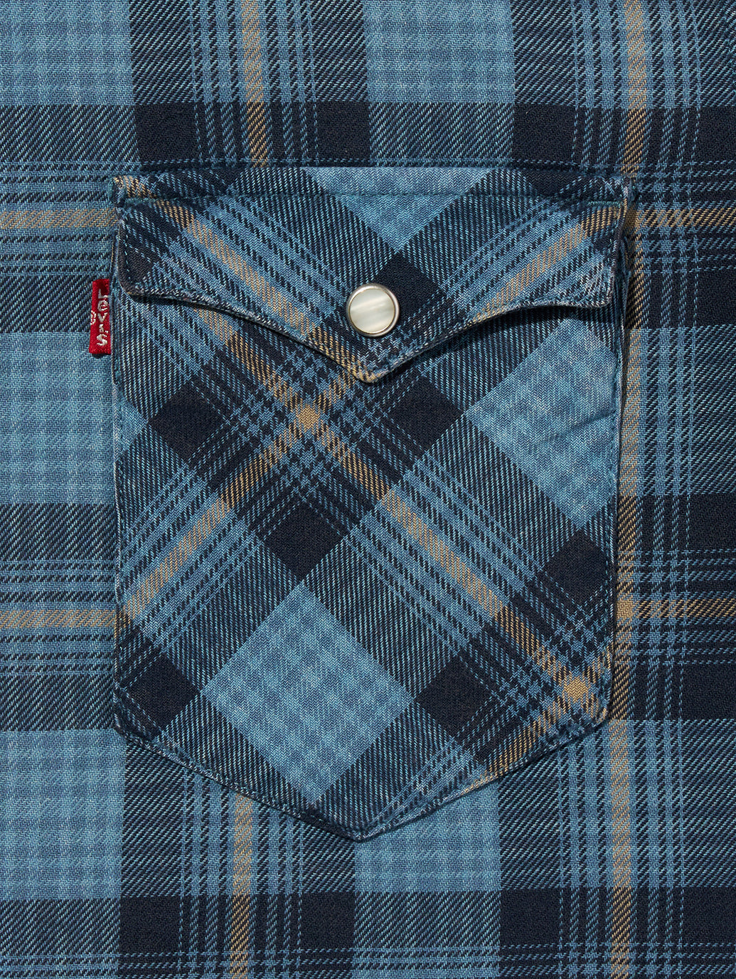 857440130 BARSTOW WESTERN STANDARD BLUE CHECK