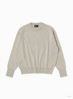 BATONER SUNSHINE CASHMERE CREW NECK / BEIGE