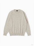 BATONER SUNSHINE CASHMERE CREW NECK / BEIGE