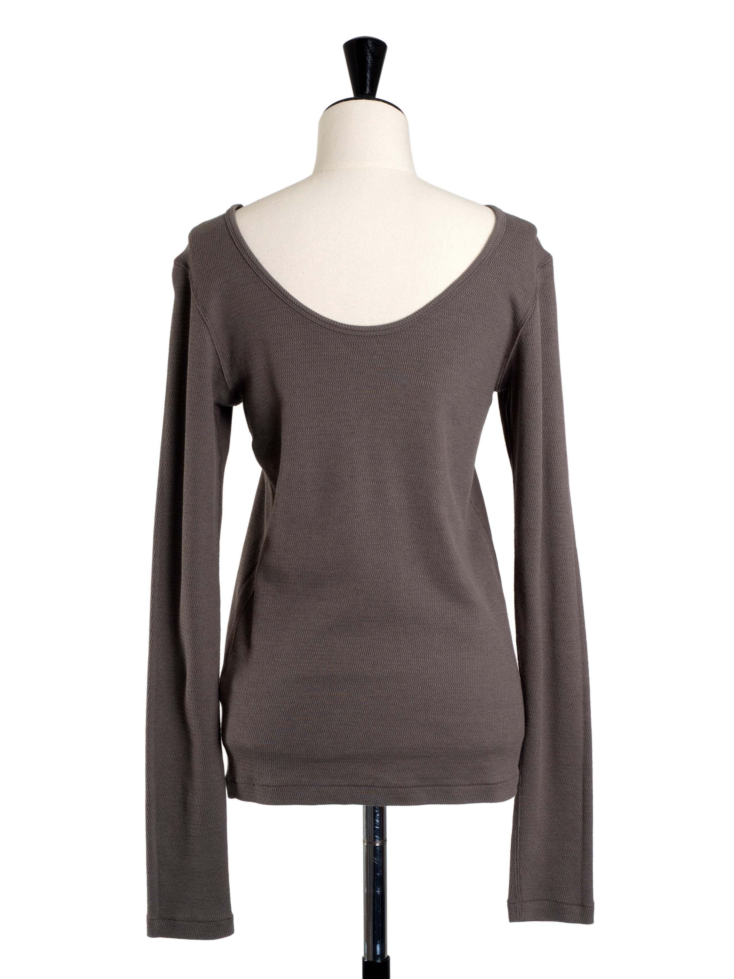 Oblada COTTON CASHMERE LONG TEE 商品画像3