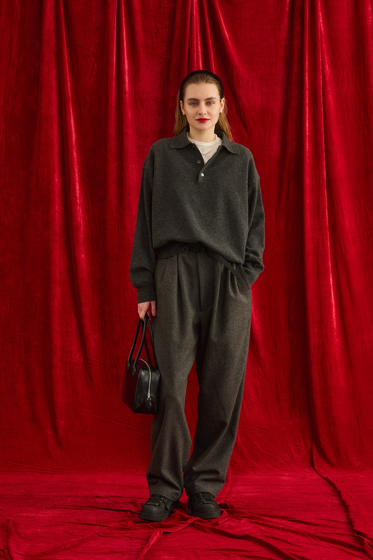 HENRY POLO KNIT