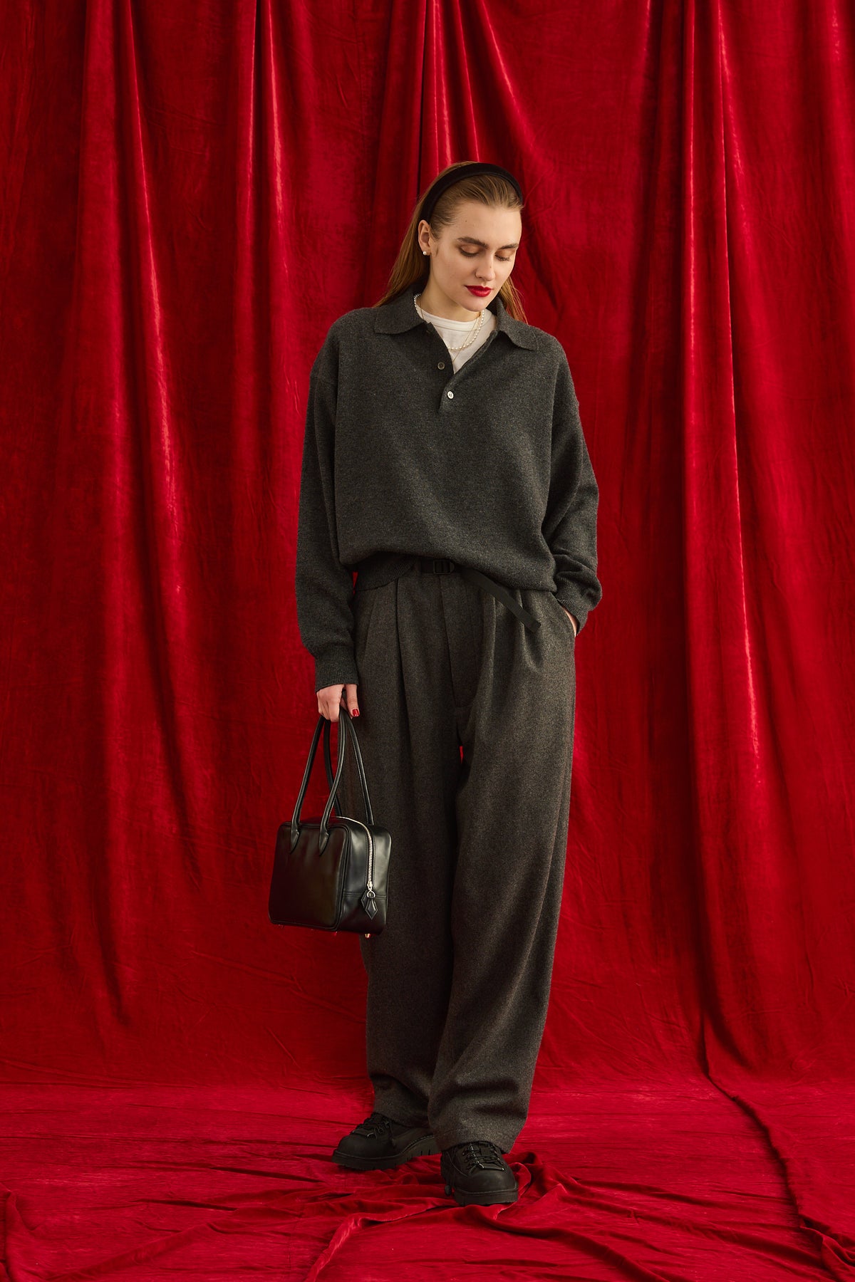 HENRY POLO KNIT