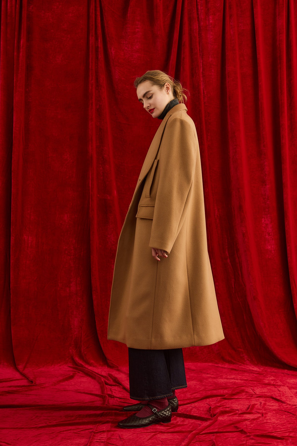 CHARLES COAT (CAMEL)