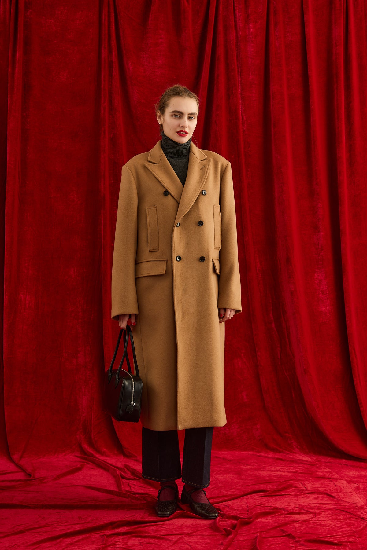CHARLES COAT (CAMEL)