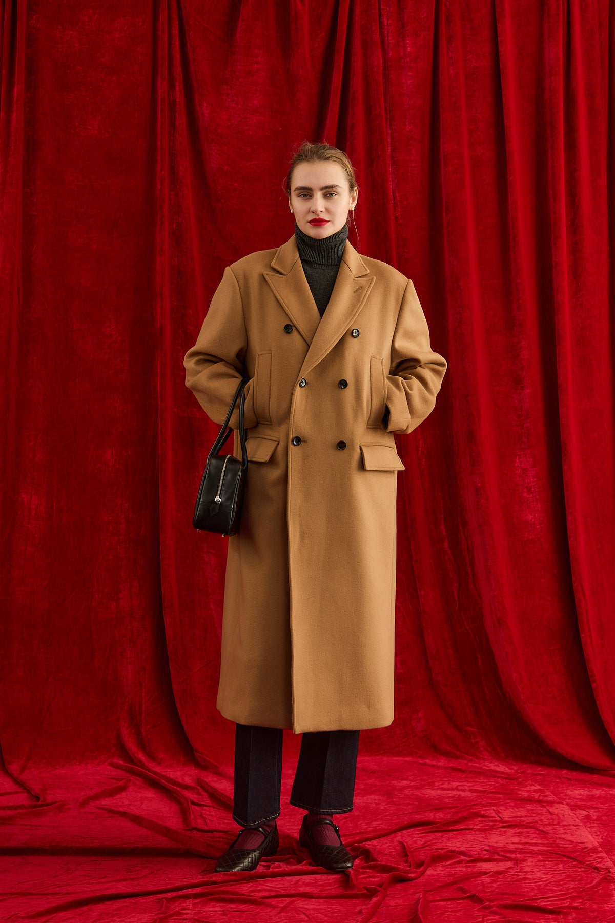 CHARLES COAT (CAMEL)