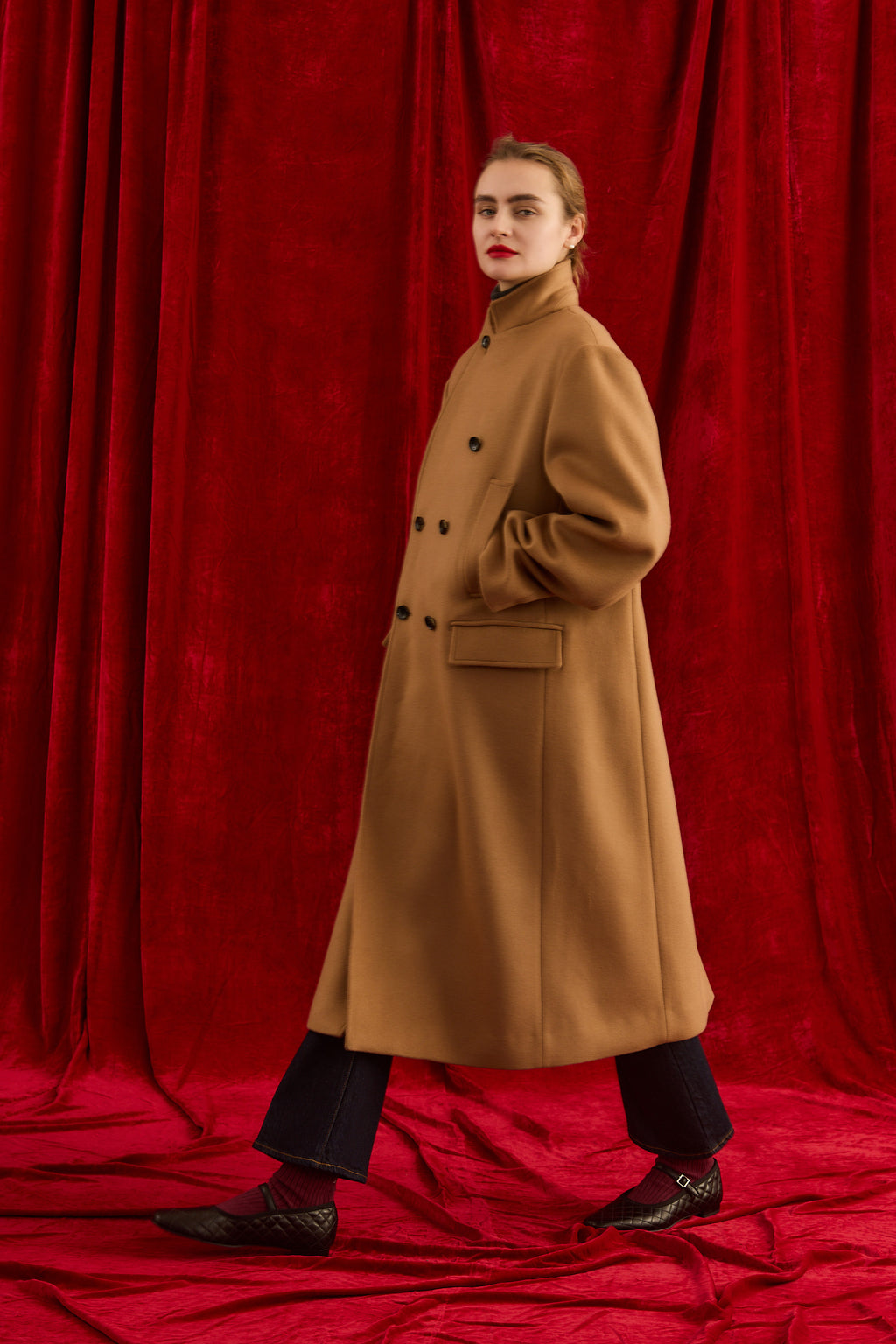 CHARLES COAT (CAMEL)