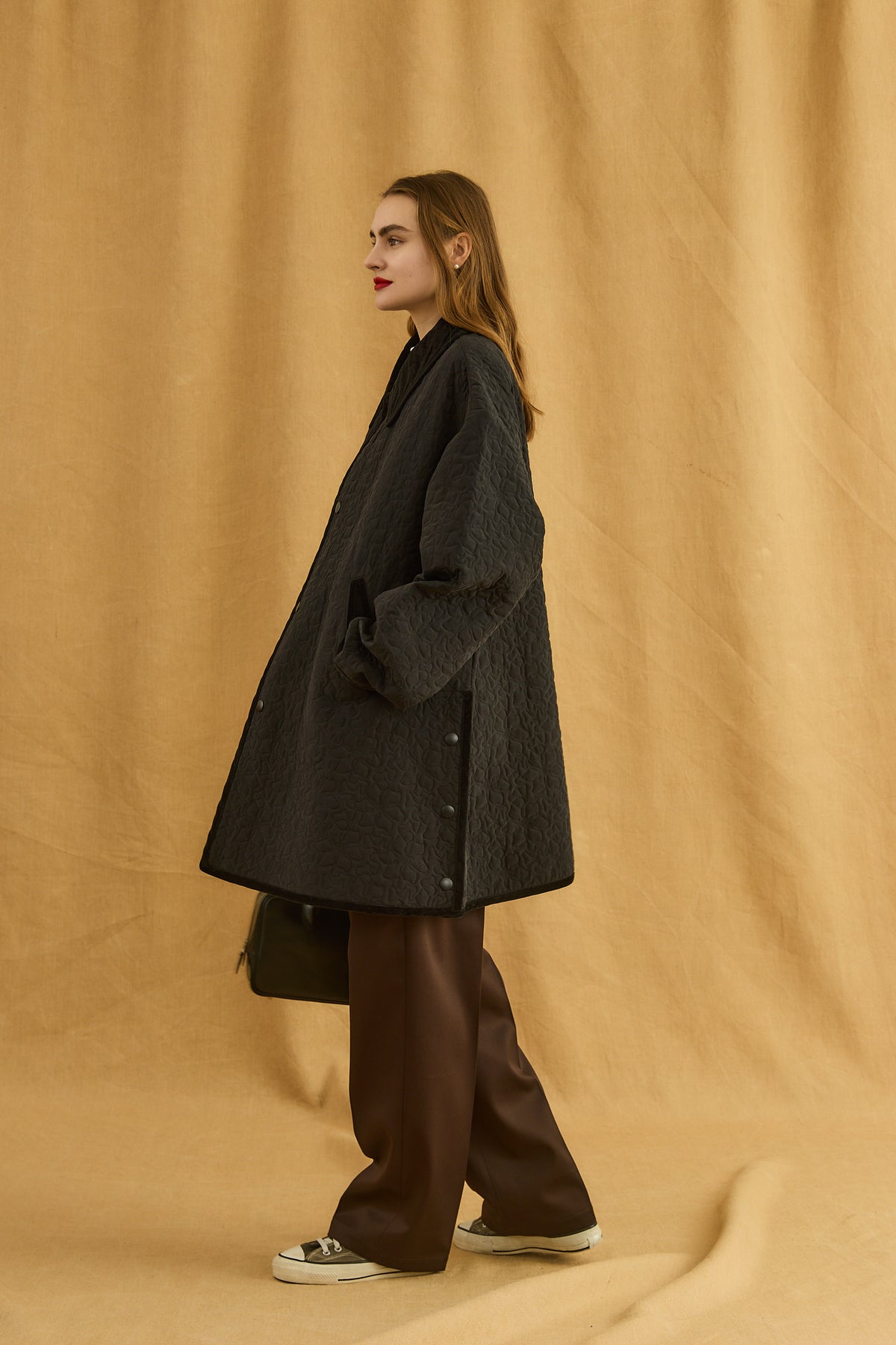 FLOWER EMBROIDERY COAT