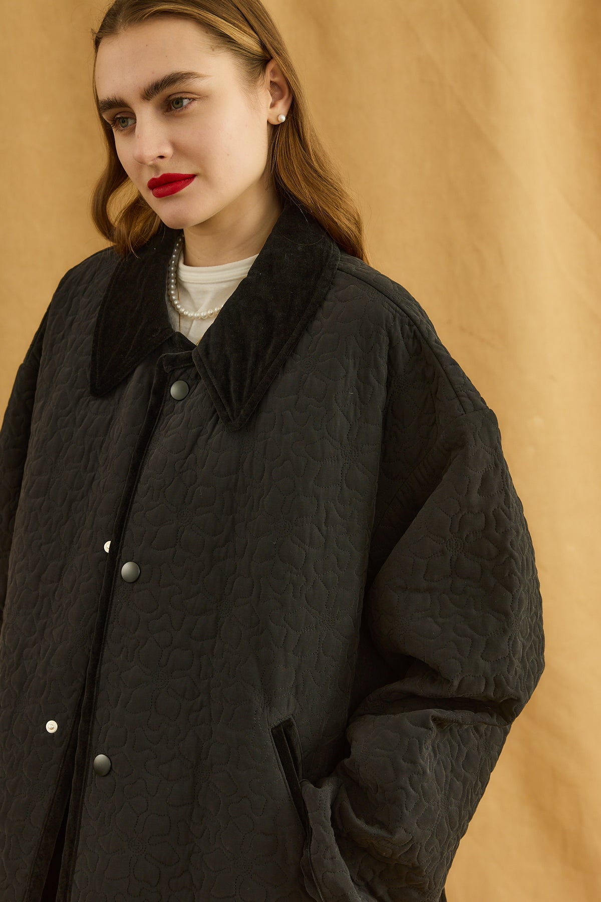 FLOWER EMBROIDERY COAT