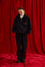 Oblada WOOL FLEECE TOPS NAVY