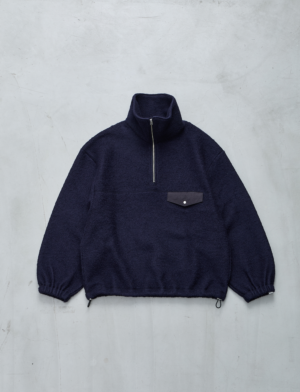 Oblada WOOL FLEECE TOPS NAVY